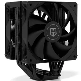 Nox Ventilador con Disipador CPU Nox Hummer H-200 LCD con Pantalla, 2 Ventiladores PWM 120mm, 6 Heatpipes, Compatible con Intel y AMD, Modelo NXHUMMERH200LCD